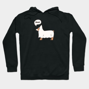 Ghost corgi - Boo! Hoodie